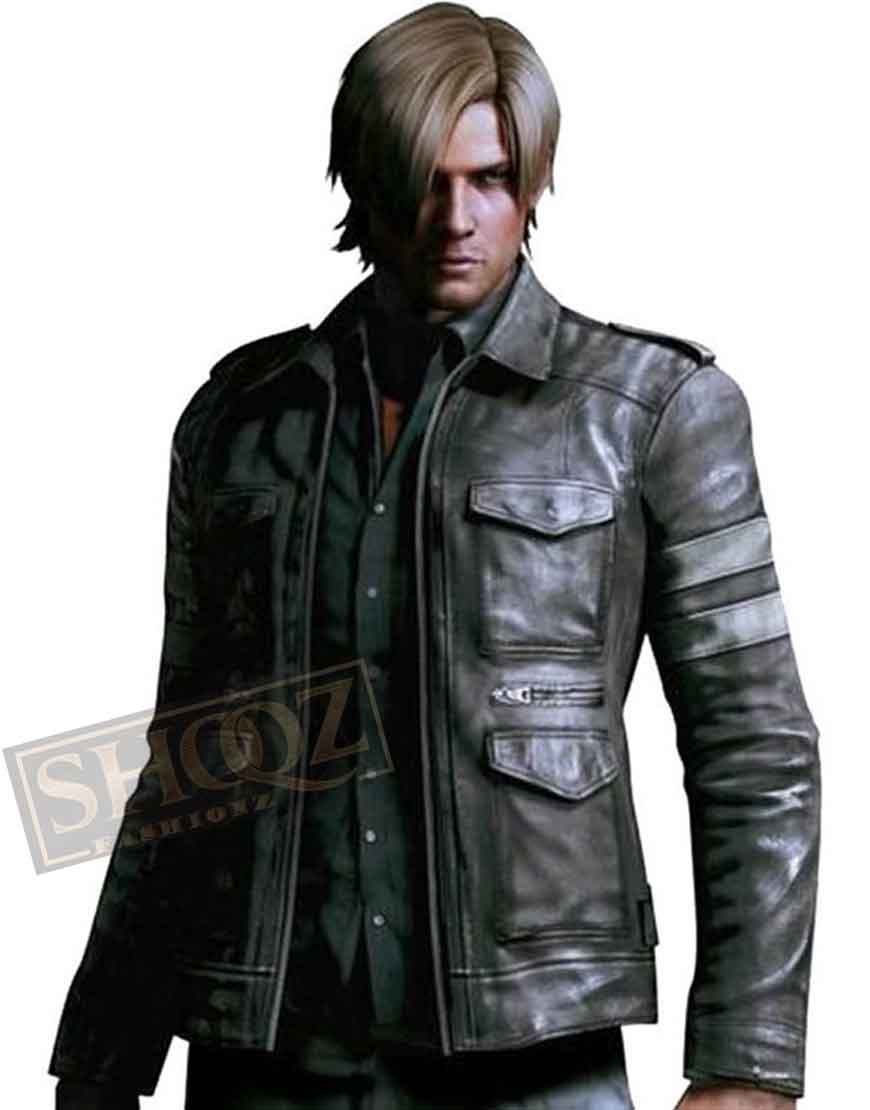 Resident Evil 6 Leon S. Kennedy Leather Jacket Resident Evil 6 Leon S. Kennedy Leather Jacket